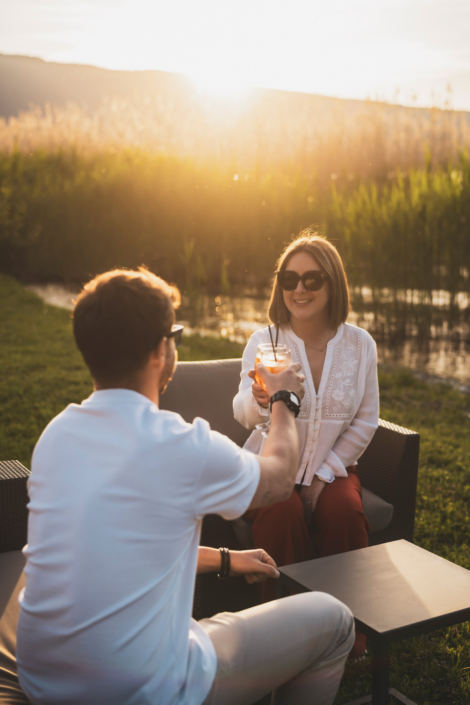 Lisca – sunset avec vue sur le lac Lisca - sunset avec vue sur le lac